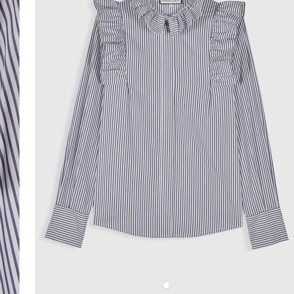 Mizou Shirt - Navy Stripes - Picture 5 of 15